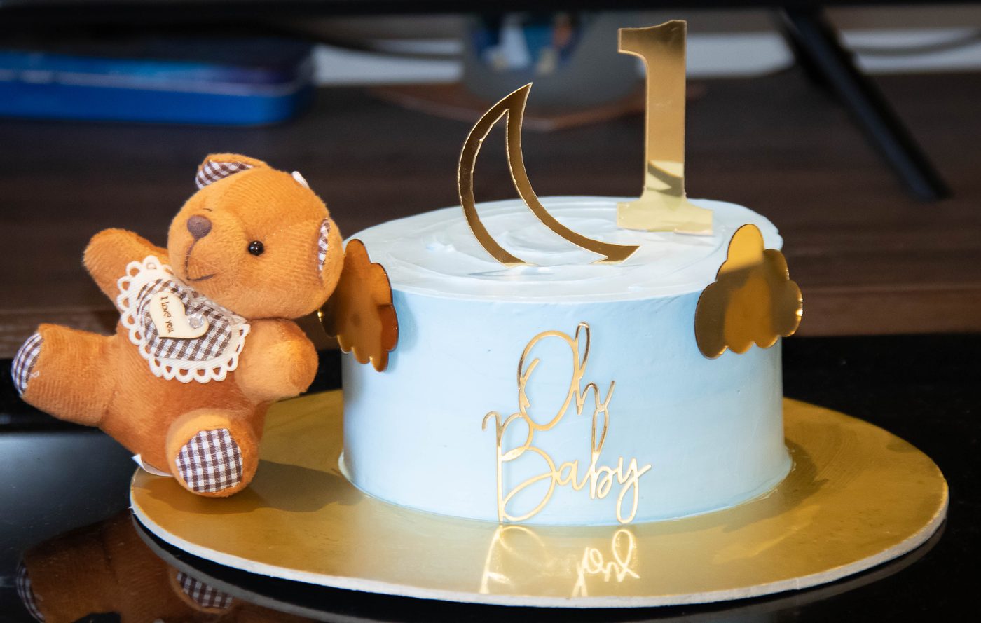 Oh Baby Teddy Bear Cake