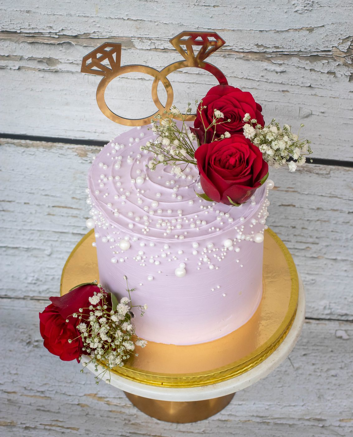 Engagement Rings Cake