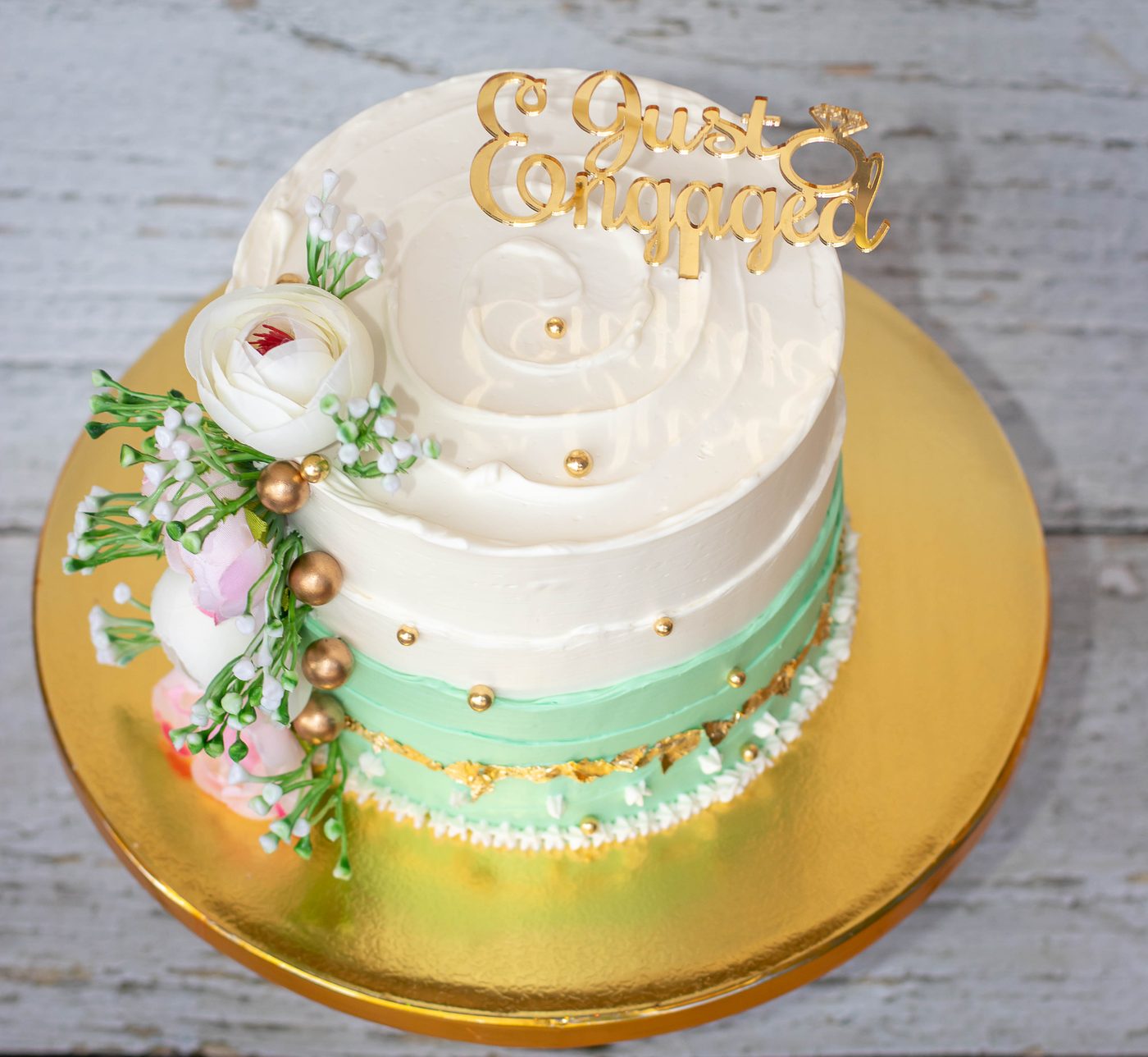 Just Engaged Mint Cake