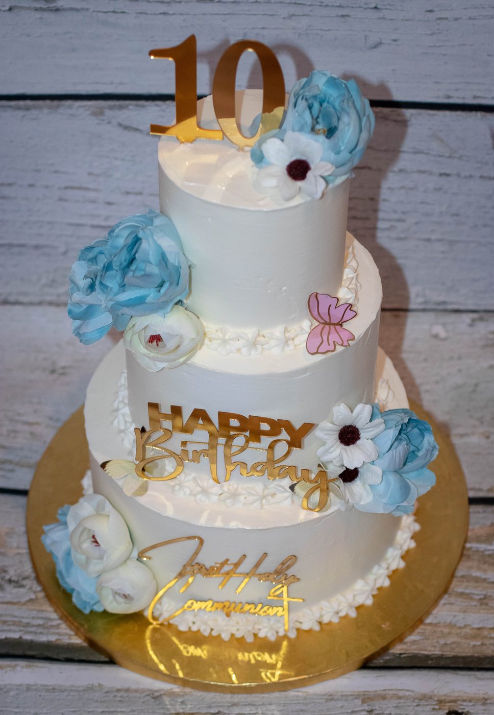 First Holy Communion Tiered Cake