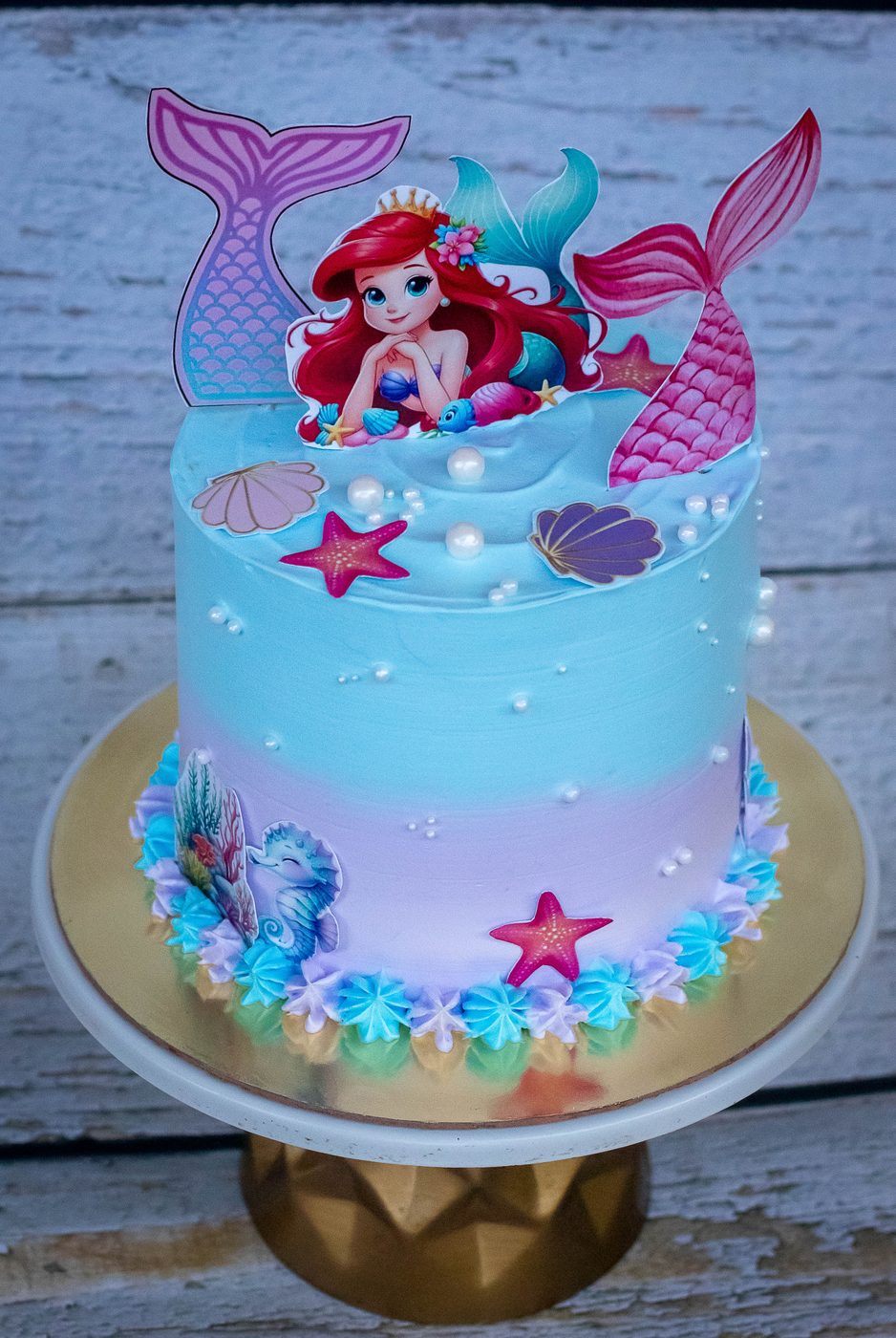 Little Mermaid Birthday Cake