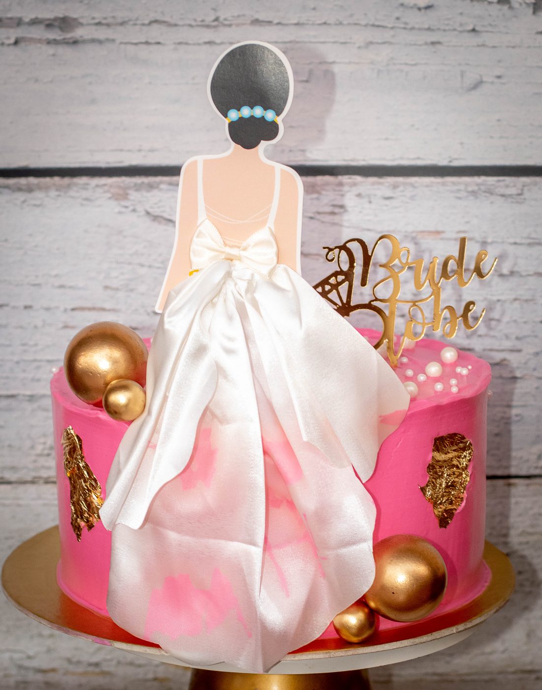 Bride-to-Be Gown Cake